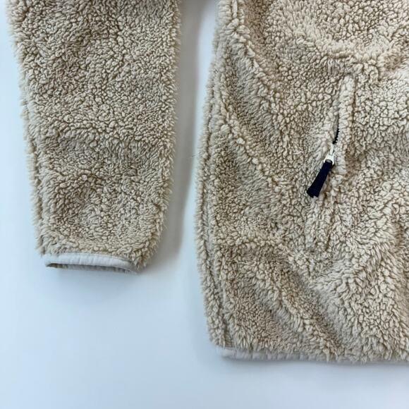 Chubbies Hoodie size Large Beige Fleece Sherpa Pullover Sweater Cozy - Picture 6 of 7